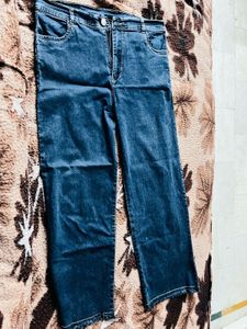 Wide Leg Denim Jeans