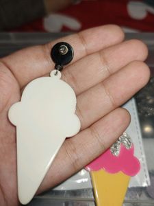 Ice Cream Shape Quirky Earings