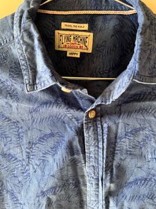 Blue Patterned Shirt