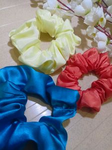 Scrunchies For Women. ( Pack Of 3 )