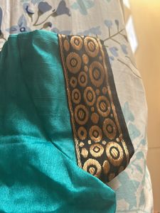 Front Open Sea Green Blous
