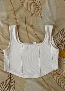 Corset Style Crop Top