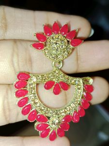 New Red Earing