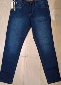 Dark Blue Denim Jeans