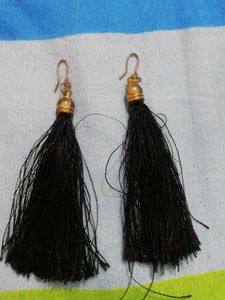 Black Part Wear Earrings.