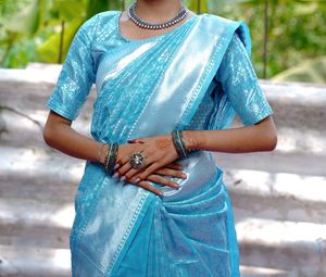 Light Blue Saree