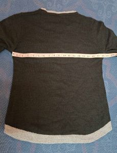 Stylish Black Knit Sweater