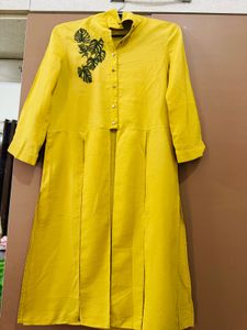 Mustard Stylish Kurti