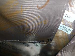 Brown Patterned Satchel Bag