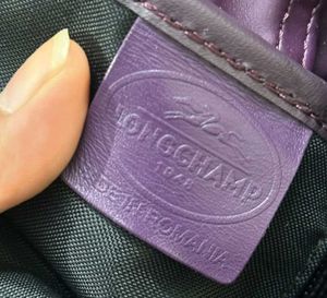 Longchamp Purple Hobo Bag