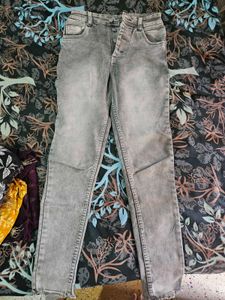 Gray Denim Jeans