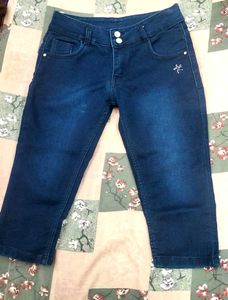 Women's Denim 1/4th Jean's