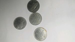 Vintage Indian Rupee Coins