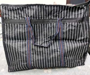 Striped Tote Storage Bag 🛍️ Big ✅ Size