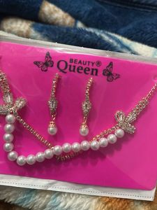 Pearl &amp; Rhinestone Jewelry Set