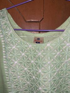 Green Embroidered Top - XL