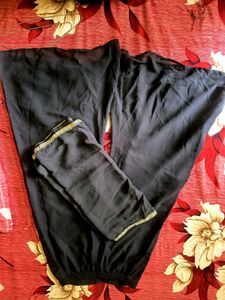 Embroidered Grey Nayra Plazzo