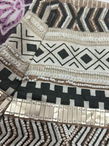 Sequin Embellished Mini Skirt