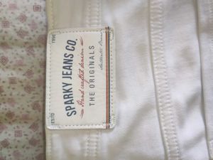 White Straight Leg Jeans