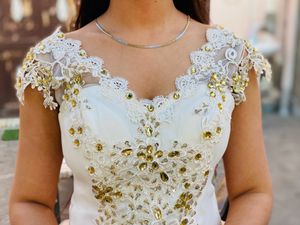 White Barbie Ball Gown