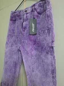 Purple Denim Jeans