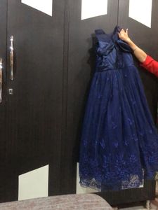 Gown With Sleeves In Nice Condition