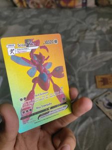 Scizor Vmax Rainbow Ultra Rare Card