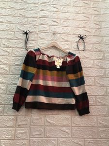 Striped Long Sleeve Top🎗️🌷