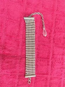 Silver Bracelet With Diamonds