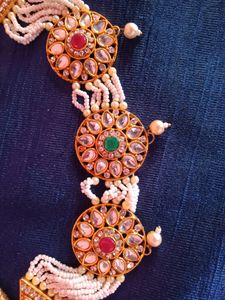 Rani Set Necklace With Earrings Combo Of Two