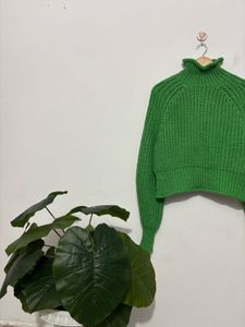 Green H&amp;M Knit Pullover