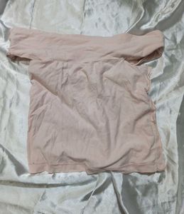 Cute Pink Off Shoulder Top