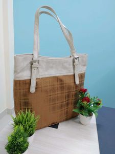 Glamazon Leather Women&#39;s Tote Bag(Tan).