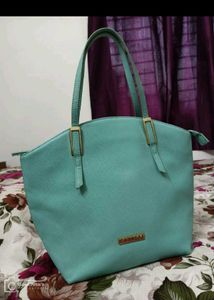 Caprese Teal Tote Bag & Ring Combo
