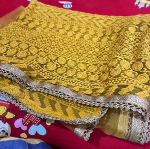Beautiful Yellow Anarkali Dress