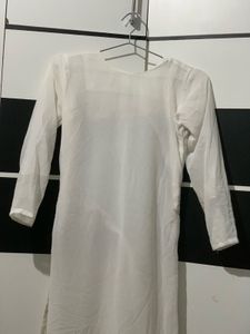 White Patterned Dress