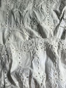 White Eyelet Maxi Dress