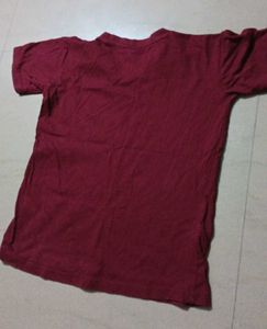 Maroon Graphic Tee