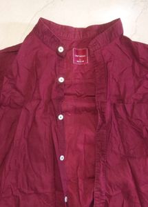 Maroon Casual Shirt