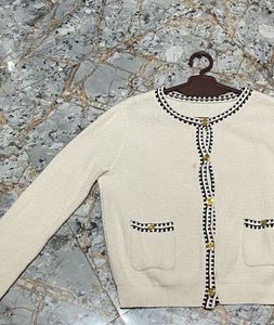 White Cardigan