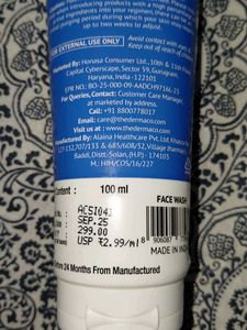 The Derma Co. Face Wash