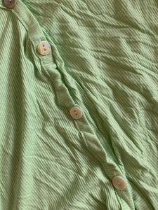 Green Crop Top