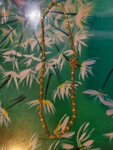 Peacock Mugappu Gold Chain