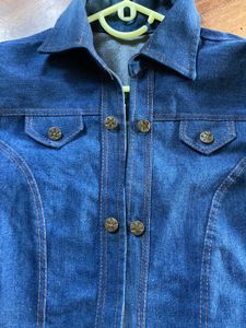 Denim Cropped Jacket