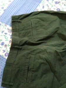 Green Casual Pants