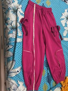 Pink Cargo Pants