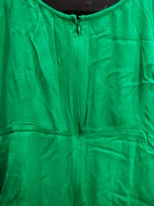Green Off-Shoulder Dress