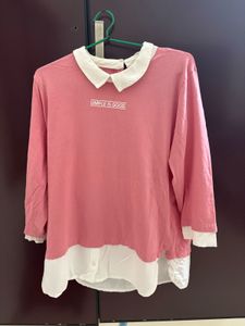 Pink "Simple is Good" Top