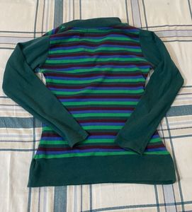 Striped Green Top