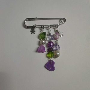 Bag Pin Charms, Combo Of 2 🪻🍀